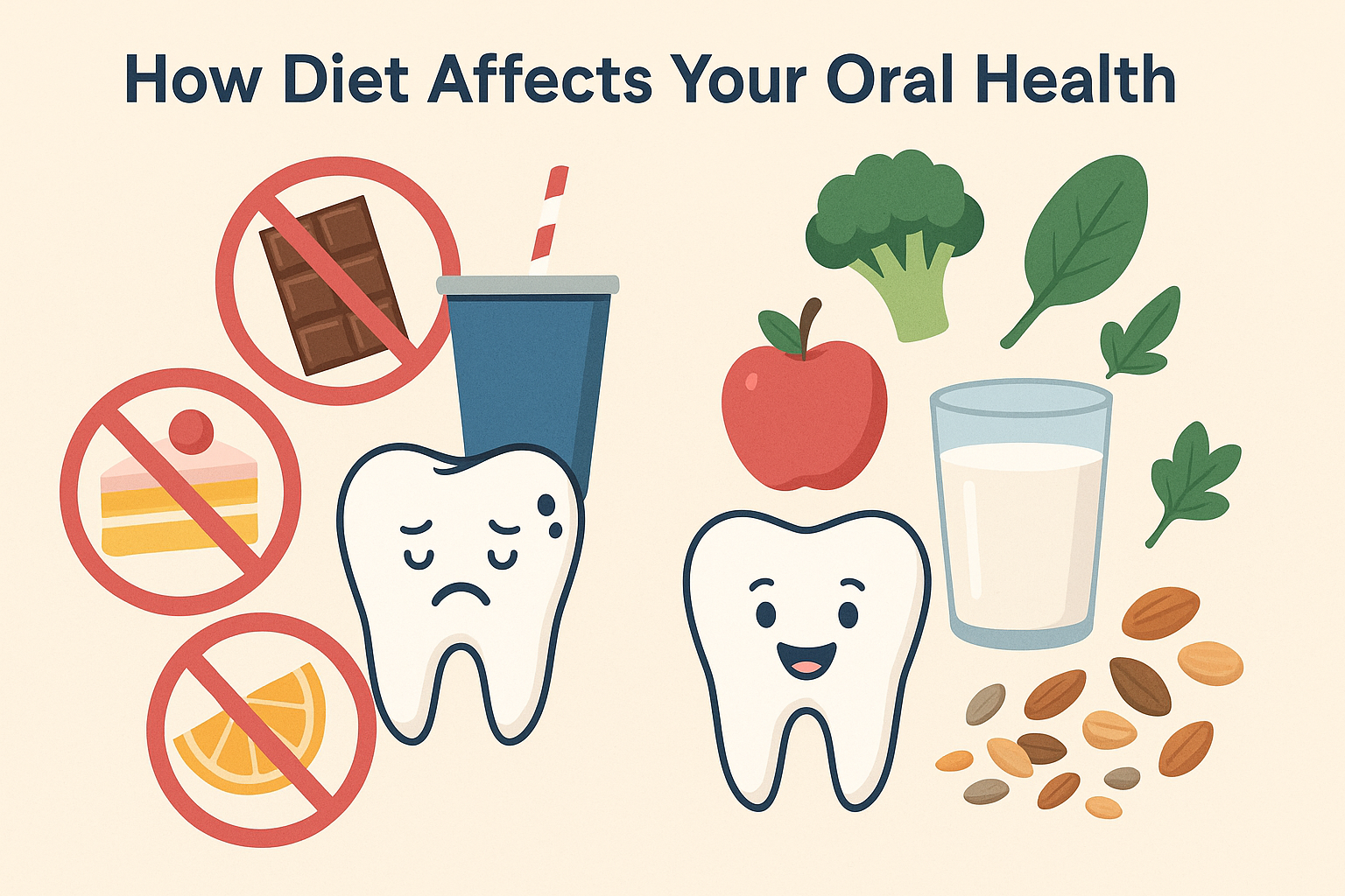 How Diet Impacts Oral Health - rama dental clinic lucknow